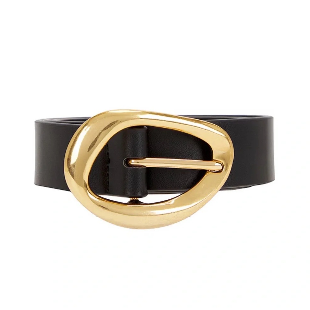 Good American Classic Oval Buckle Belt NWT